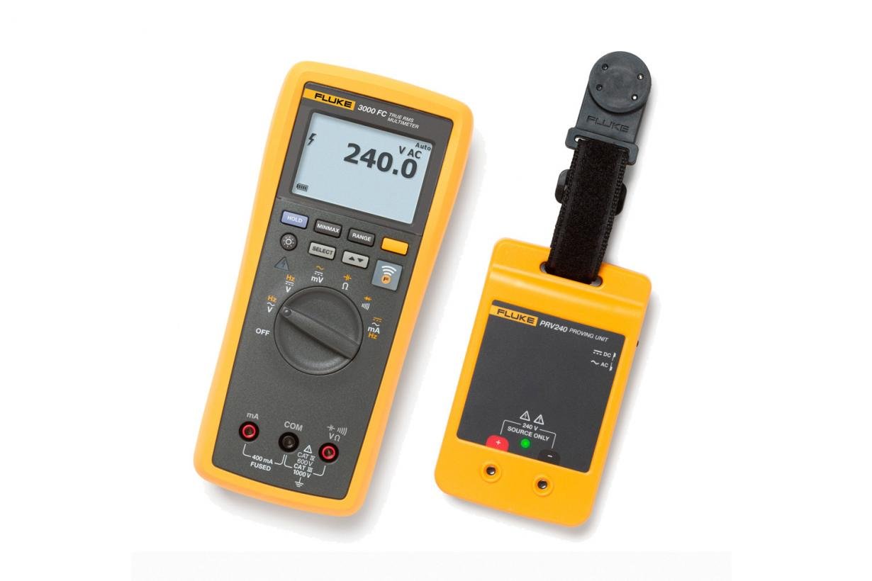 Conjunto De Unidad De Prueba Fluke Prv240 Multímetro Digital 3000 Fc