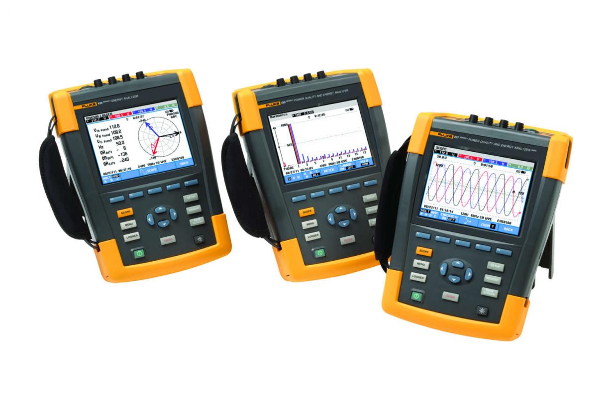 Fluke 437 Series II 400 Hz Power Quality Monitor and Energy Analyzer Fluke