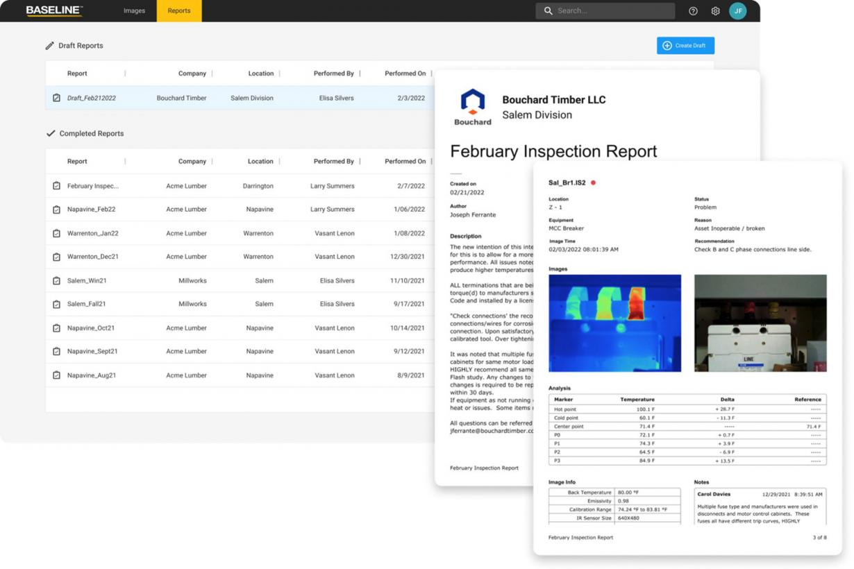 Fluke Thermal Imaging Software with Baseline Fluke