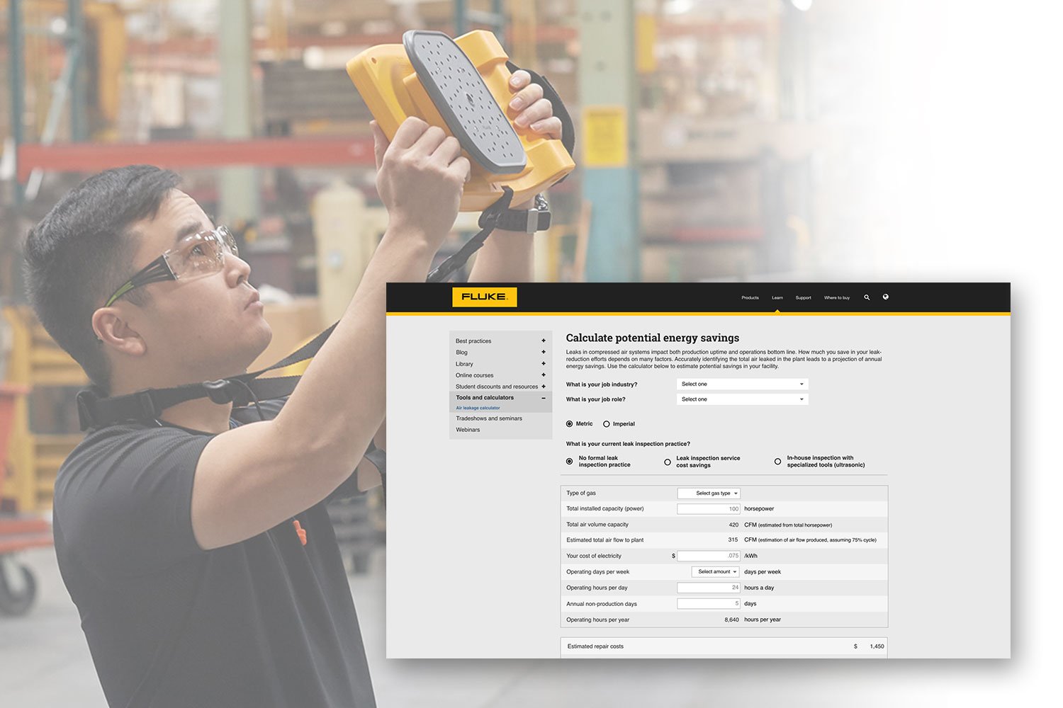 Air Leakage Calculator